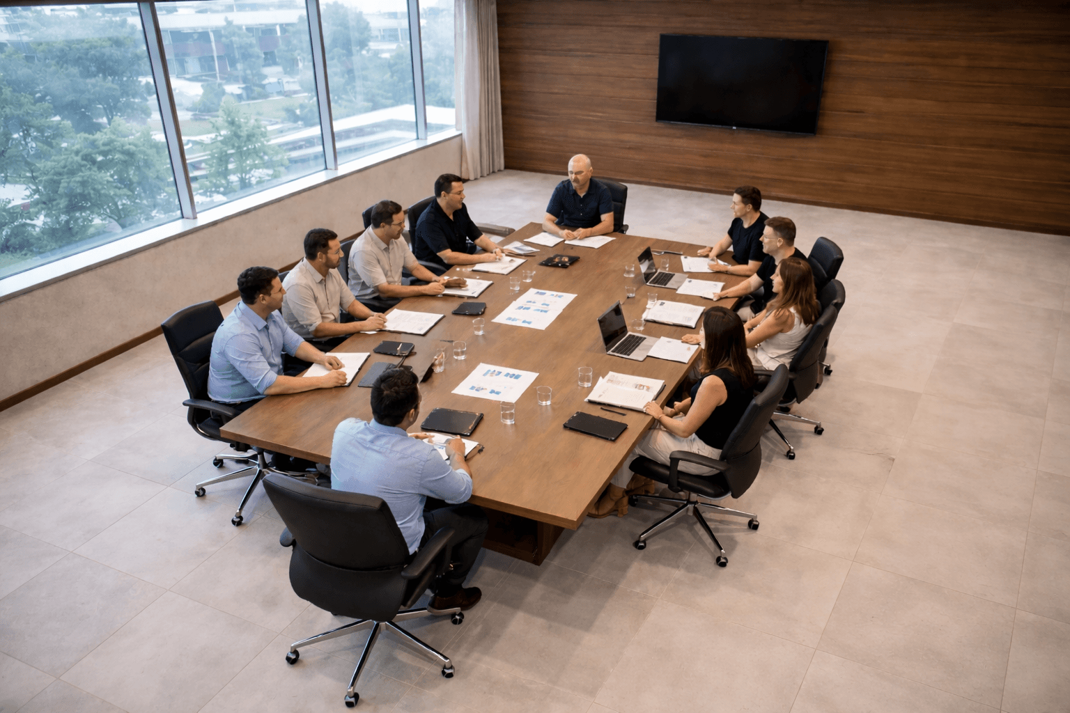 Equipe de liderança da Status Vieira
