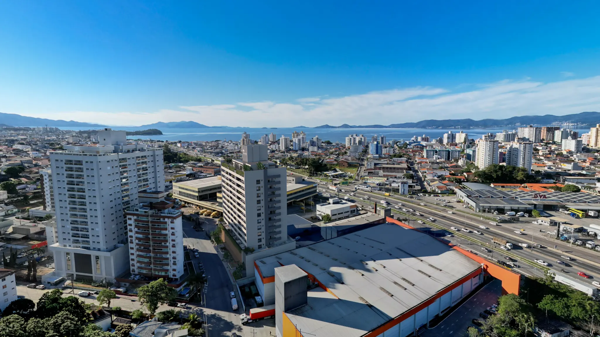 Localização do Essenza no bairro Floresta